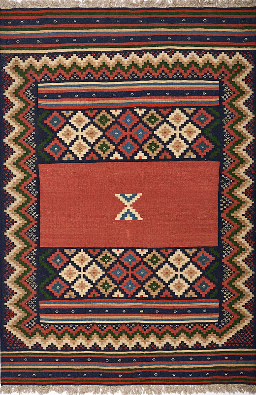 Иранский ковёр из шерсти (06-456/145x97)