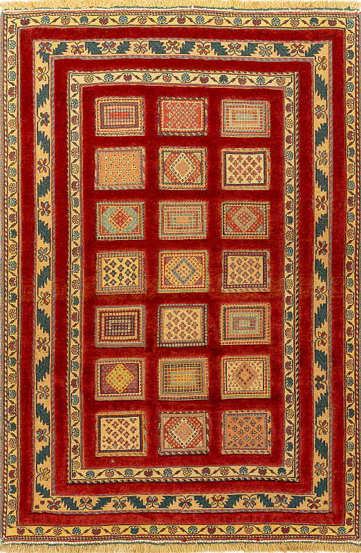 Иранский ковёр из шерсти (15-63813 /155x104)
