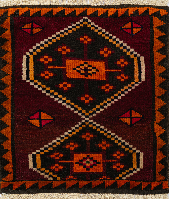 Иранский ковёр из шерсти (17-1301018816/61x53) 