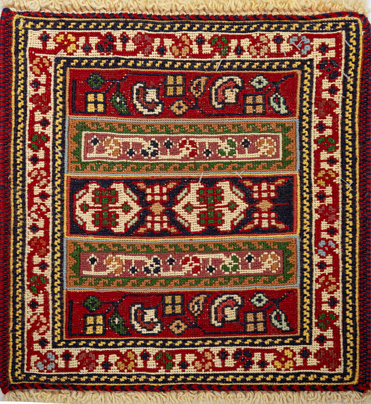 Иранский ковёр из шерсти (15-18813/28X27)