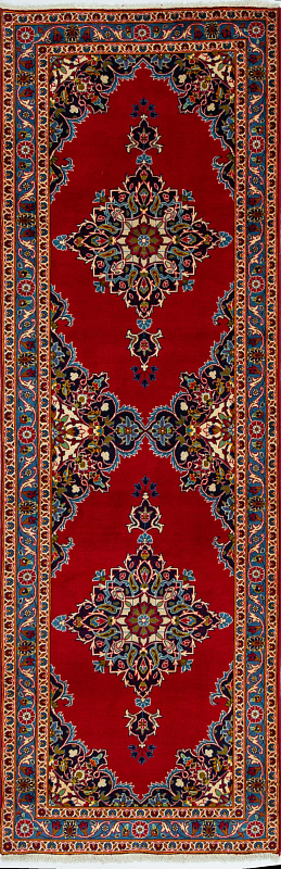 Иранский ковёр из шерсти (00-999/300x98)