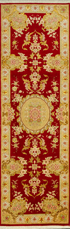 Иранский ковёр из шерсти (07-263/295x92) 
