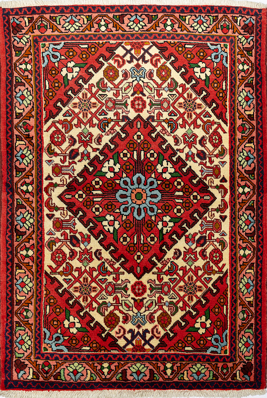 Иранский ковёр из шерсти  (17-01303005516/215x144)