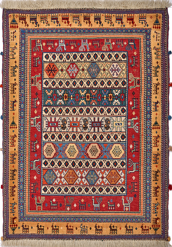 Иранский ковёр из шерсти (05-449/138x99)