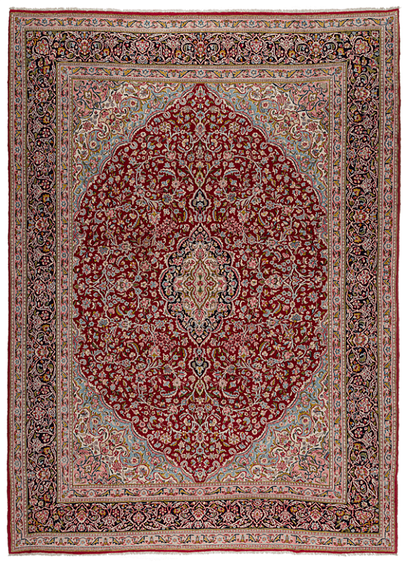 Иранский ковёр из шерсти (17-019816/355x255)