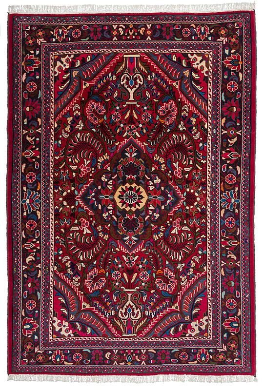 Иранский ковёр из шерсти (00-672/234x160)