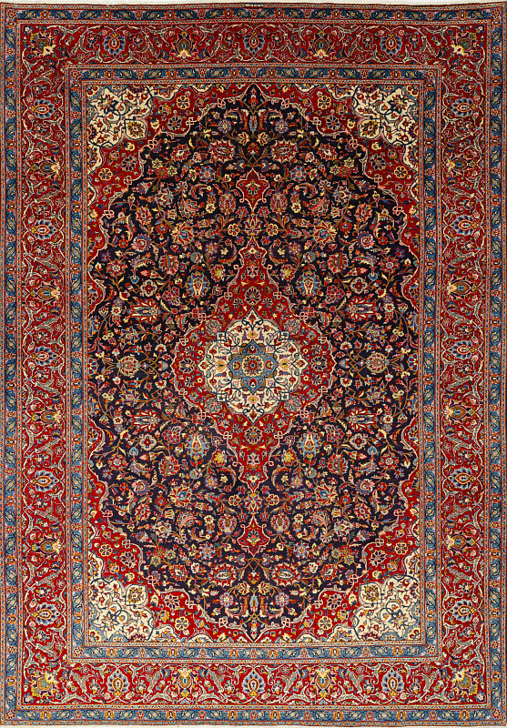 Иранский ковёр из шерсти (00-598/400x285)