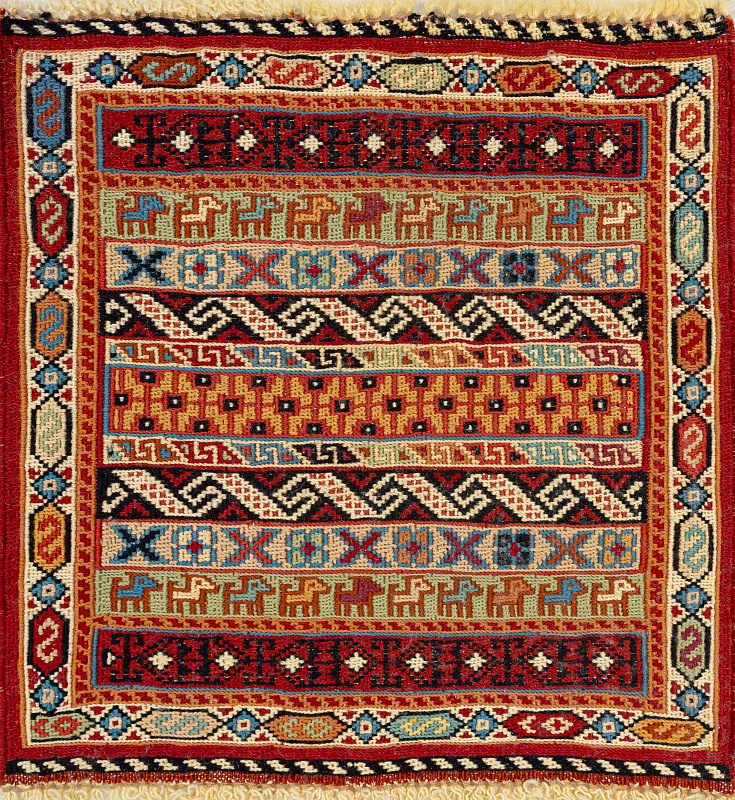 Иранский ковёр из шерсти (15-21813/35x34)