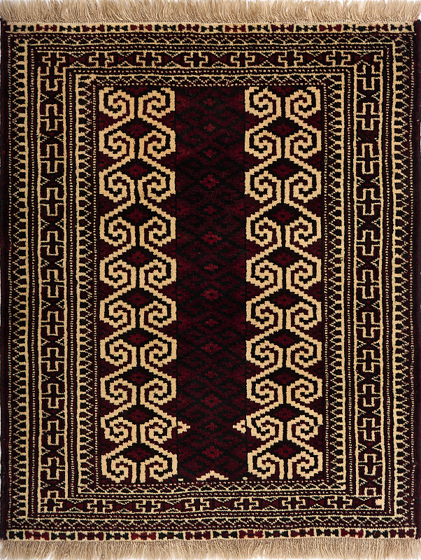 Иранский ковёр из шерсти (13-175 /110x90)