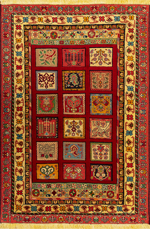 Иранский ковёр из шерсти (13-283/164x110)