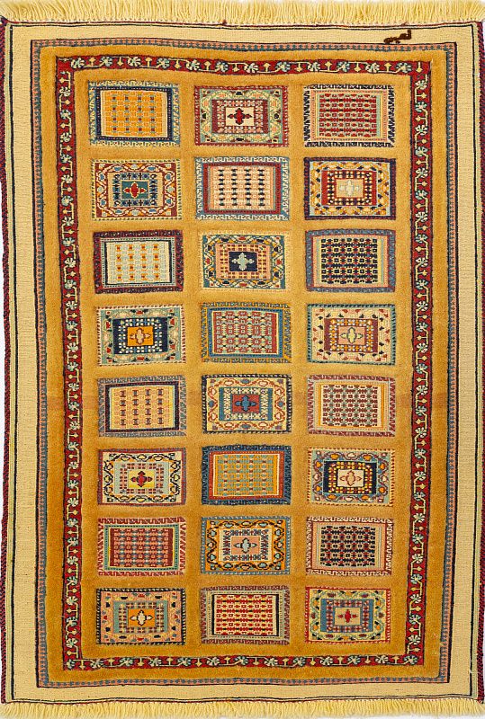 Иранский ковёр из шерсти (13-150/118x88)