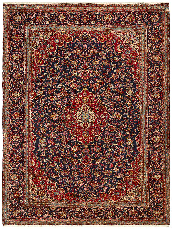 Иранский ковёр из шерсти (00-1046/405x298)