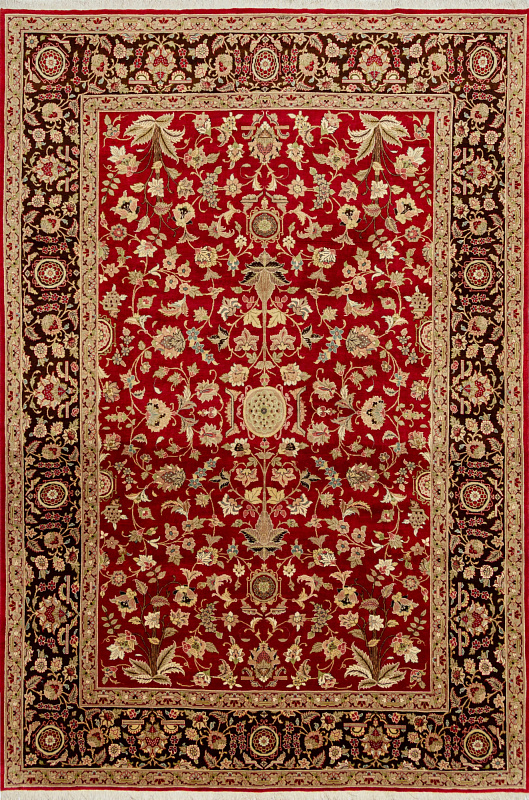 Иранский ковёр из шерсти (05-367/429x294) 