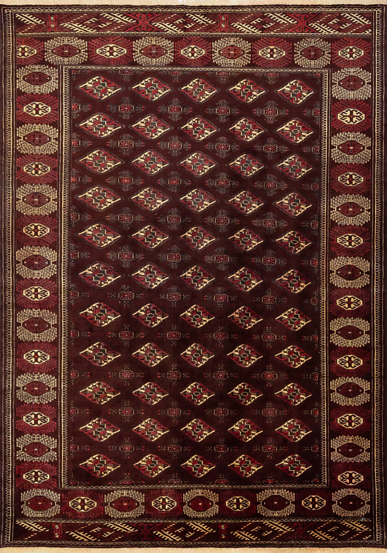 Иранский ковёр из шерсти (12-896/313x220)