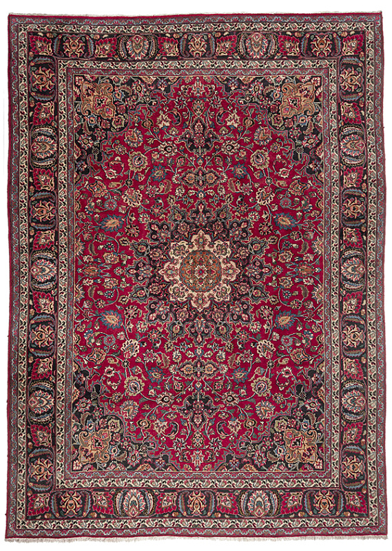 Иранский ковёр из шерсти (17-1309029616/345x247)