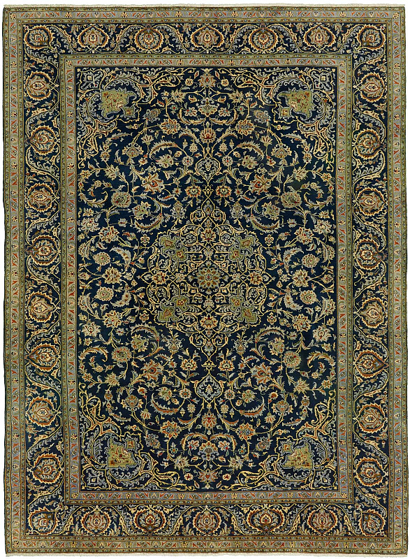 Иранский ковёр из шерсти (00-589/405x305)