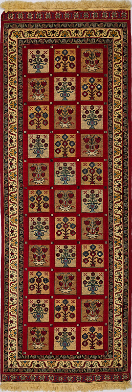 Иранский ковёр из шерсти (13-295/227x80)
