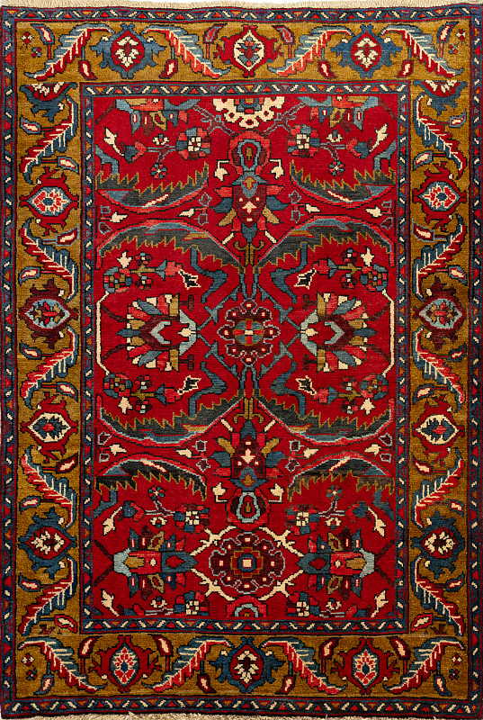 Иранский ковёр из шерсти (17-1301029916 /157x107)