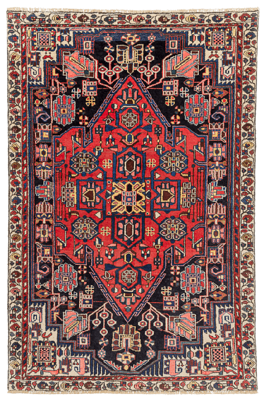 Иранский ковёр из шерсти (17-1304013116/195x130)