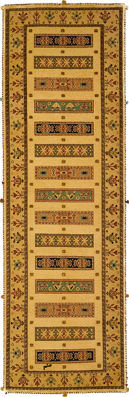 Иранский ковёр из шерсти (12-317/236x74)