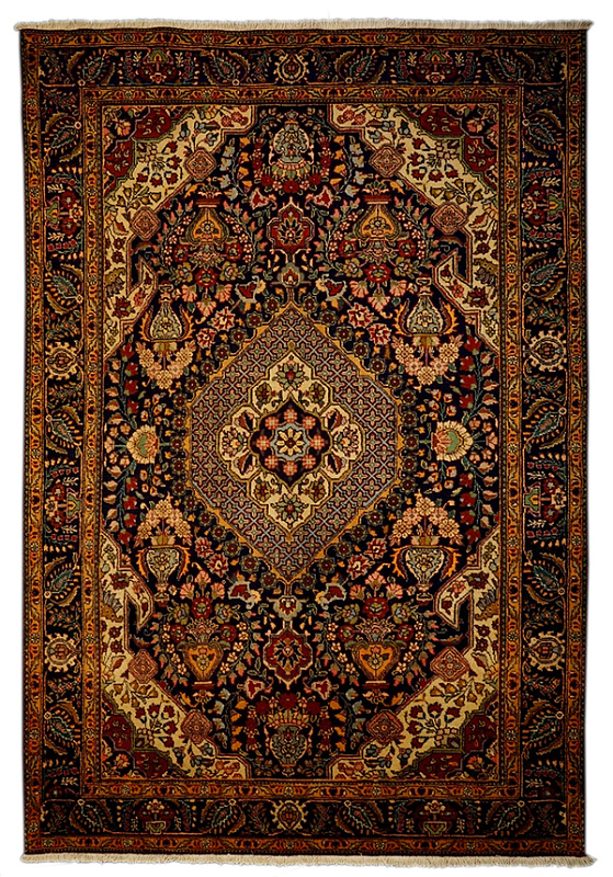 Иранский ковёр из шерсти (17-1305010616/305x205)