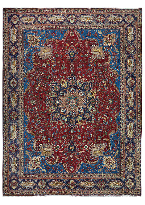 Иранский ковёр из шерсти (17-1310019916 /393x310)