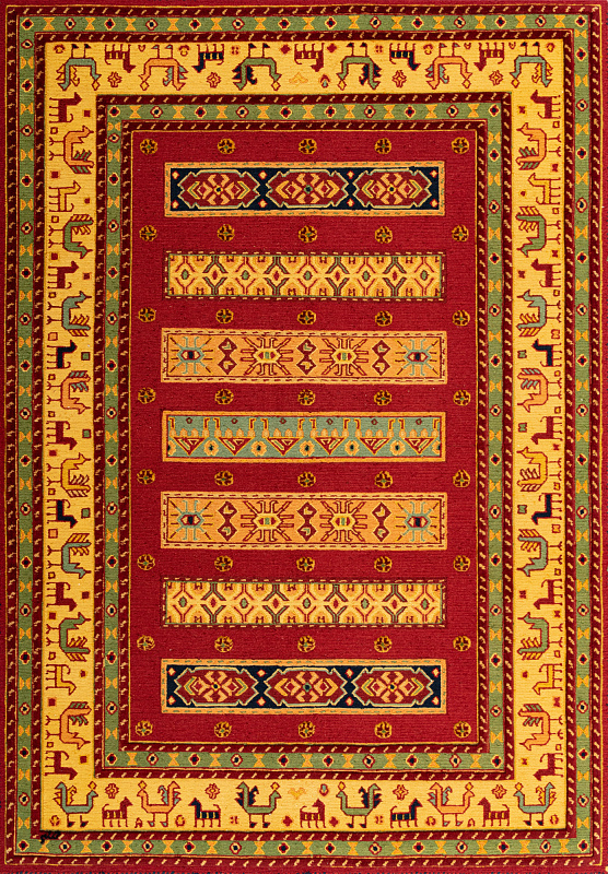 Иранский ковёр из шерсти (12-216/179x122)