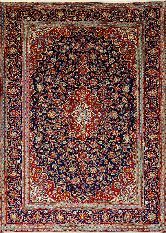 Иранский ковёр из шерсти (00-1046/405x298)