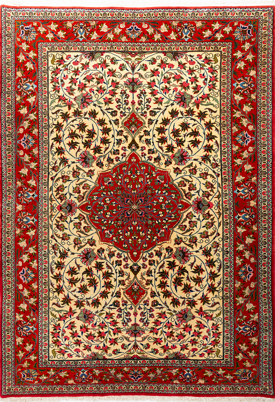 Иранский ковёр из шерсти (00-972/207x143)