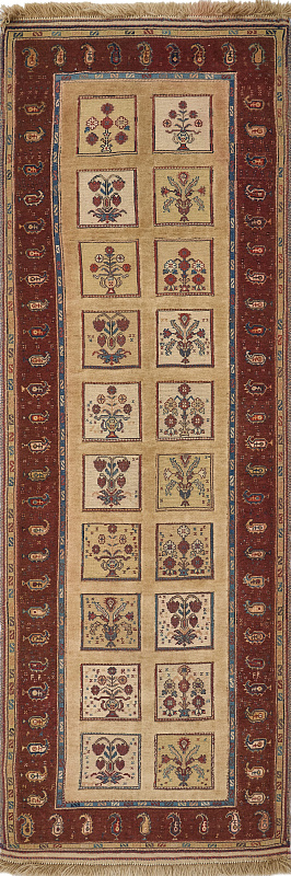 Иранский ковёр из шерсти (06-412/240x85)