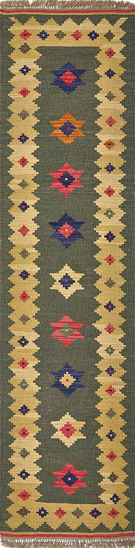 Иранский ковёр из шерсти (17-047616/249x61)