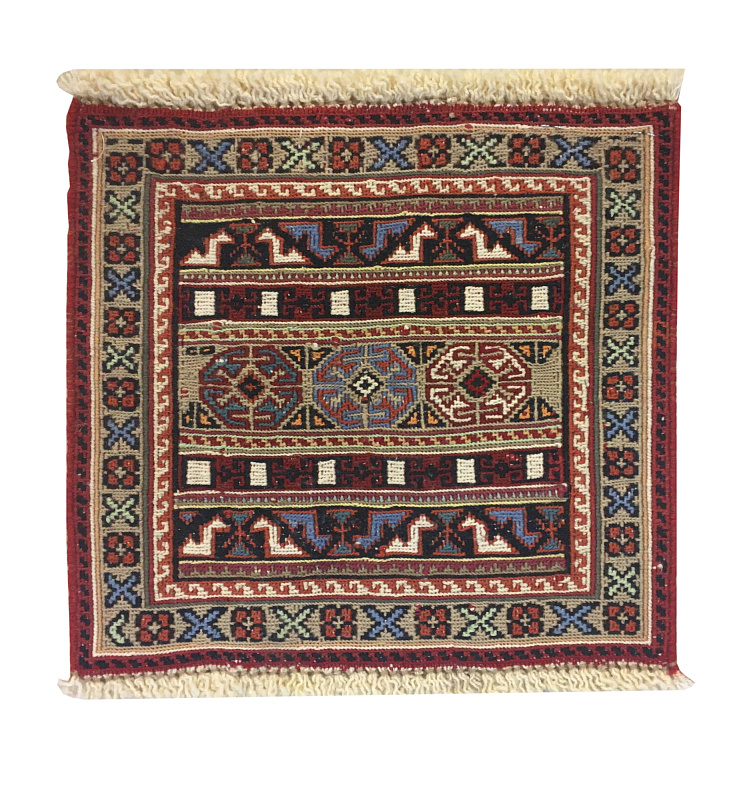 Иранский ковёр из шерсти  (15-19313/31x29) 29*31