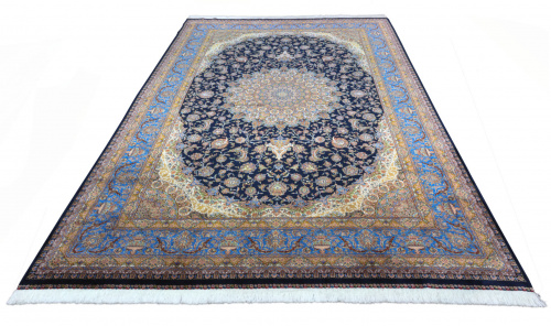 Ковер  (QUM 603 /Navy/390x290) фото 4