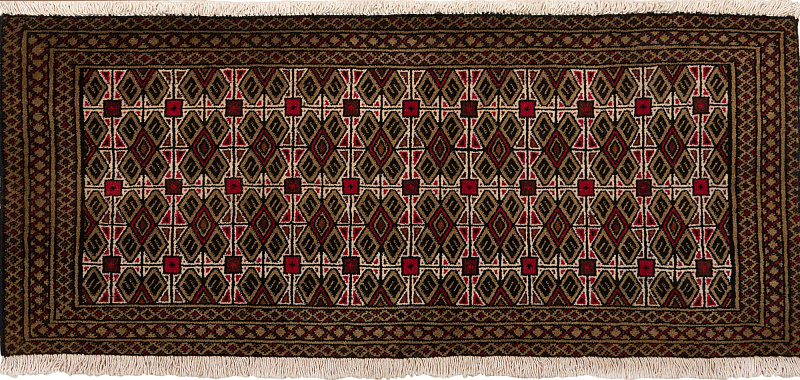 Иранский ковёр из шерсти (17-1032416 /110x45)