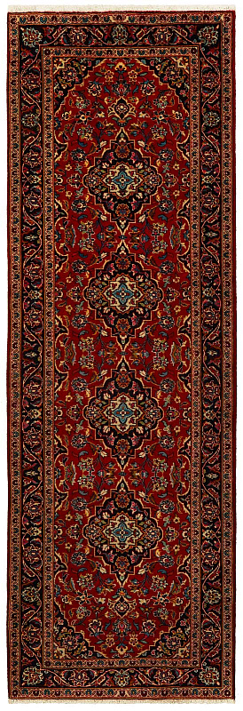 Иранский ковёр из шерсти (00-996/308x103)