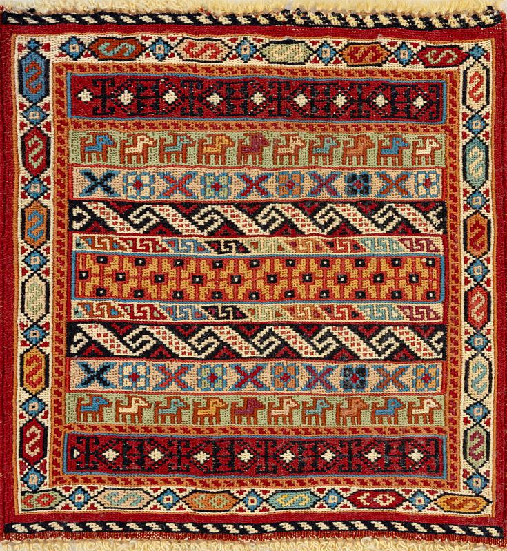 Иранский ковёр из шерсти (15-21813/35x34)