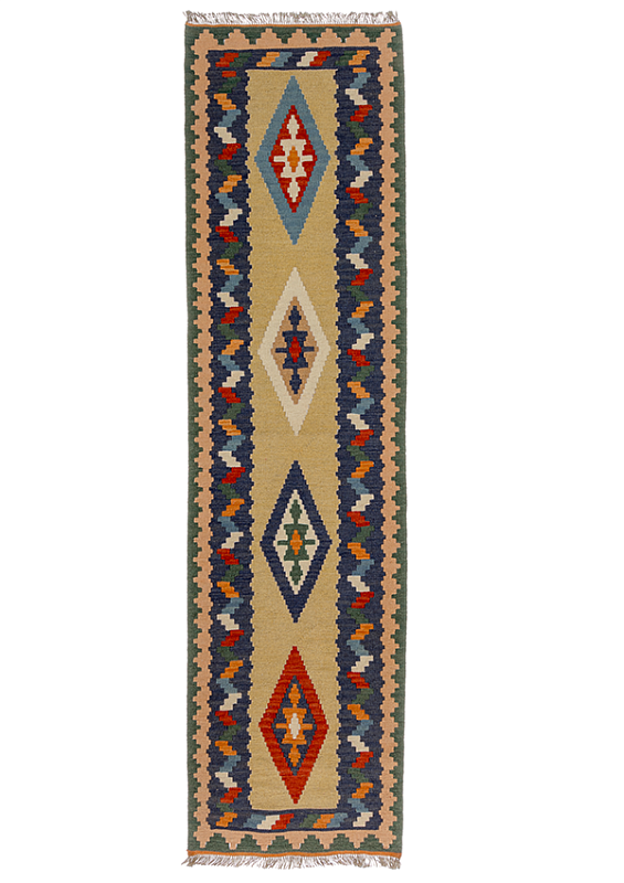 Иранский ковёр из шерсти  (17-01280047716/251x66)