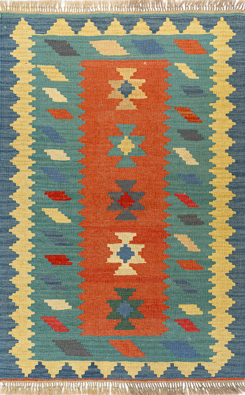 Иранский ковёр из шерсти  (17-01270046416/127x85)