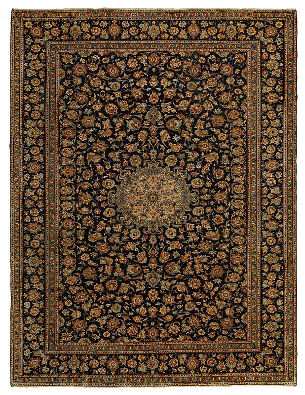 Иранский ковёр из шерсти (00-1081/405x310)