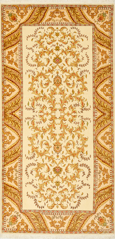 Иранский ковёр из шерсти (12-87/326x162)
