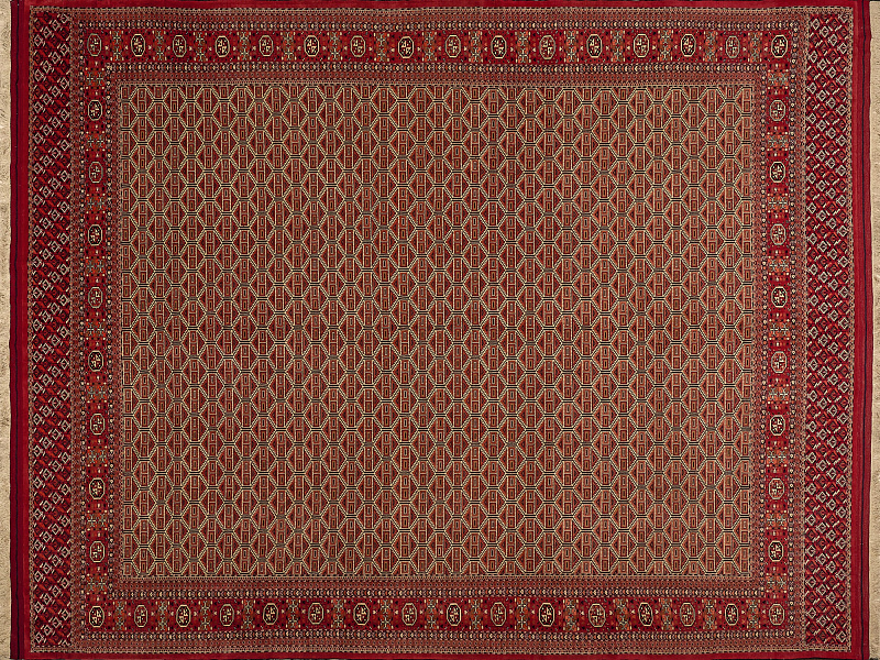 Иранский ковёр из шерсти (17-045016/560x425) 